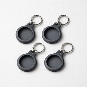 Heyday Black Keychain & Holder Set
